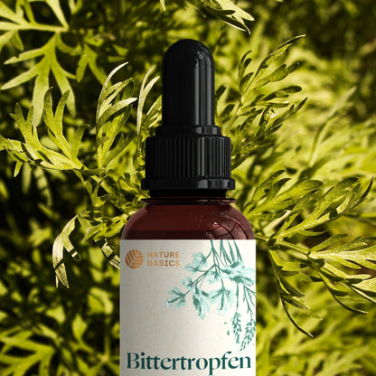 Bittertropfen - 1000 Tropfen - 20 Tropfen pro Tagesdosis mit hochwertigen Naturkräutern ohne Alkohol - nach Hildegard von Bingen - Vegan, Zertifiziert & Nachhaltig im Glas - Made in Germany