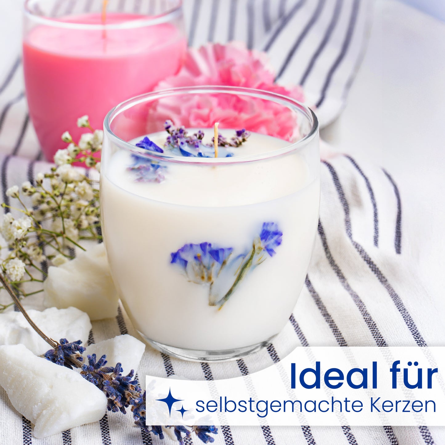 Kerzengläser 225 ml – hergestellt in Europa, hochwertige & hitzebeständige Gläser zum Gießen von Duft- & Sojawachs, ideal für DIY Kerzen, Teelichter & kreative Projekte, wiederverwendbar & spülmaschinenfest, erhältlich im 6er oder 12er Set (8×7 cm)