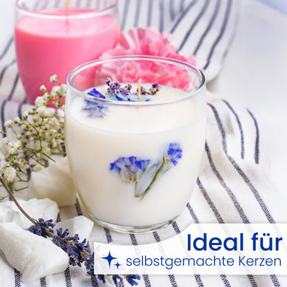 Kerzengläser 225 ml – hergestellt in Europa, hochwertige & hitzebeständige Gläser zum Gießen von Duft- & Sojawachs, ideal für DIY Kerzen, Teelichter & kreative Projekte, wiederverwendbar & spülmaschinenfest, erhältlich im 6er oder 12er Set (8×7 cm)