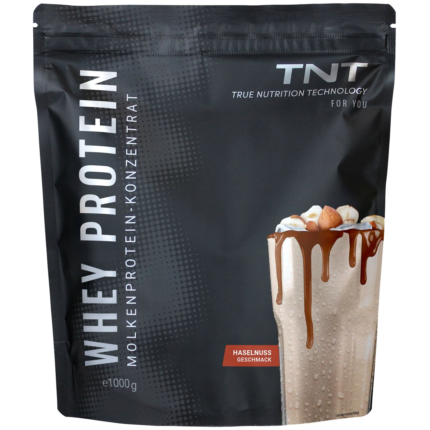TNT Whey Protein Konzentrat (1000g) - Kremiger Eiweiß-Shake aus Molkenprotein-Konzentrat - Mit Laktase für eine optimale Lakotseverdauung und Verträglichkeit.