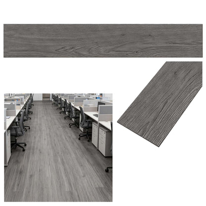 Selbstklebende PVC-Vinylböden mit Holzoptik - 18/36 Stück, Peel-and-Stick Fliesen für Küche, Wohnzimmer, Balkon - 2,51m²/5,02m²