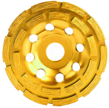 2X Diamant-Retoo Handwerkzeuge, für Schleifen, Beton, Stein, Keramik, Asphalt, Lineare Geschwindigkeit 80M/S, Durchmesser 125mm, Diamantbeschichtete Scheibe, Diamantschnitte, Präzises Schleifen, Hohe Festigkeit, Speziell für Bau-Materialverarbeitung, Schl