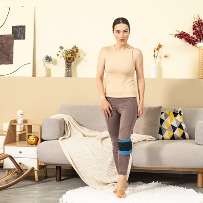 Packung mit 2 wiederverwendbaren Kalt- und Wärmegel-Packs - Inklusive 1 Multi-Position-Stoffbezug. Kalt-/Wärmetherapie für Physiotherapie. Eis für Sportverletzungen und Thermobeutel (Kühlschrank/Mikrowelle).