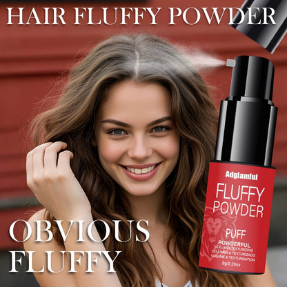 Adglamful Press Bottle Volumenpuder, Press-Sprühpuder, 5 Sekunden Ölkontrolle für voluminöses Haar, Styling-Pflegepuder, Spülfreies Volumenpuder