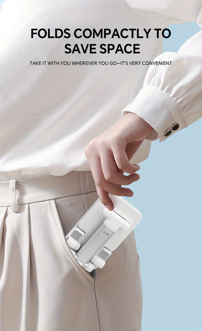 Ein robustes und langlebiges Handyhalter mit verstellbarer Höhe, hergestellt aus universellem ABS-Material, kompatibel mit allen Telefonmodellen, in verschiedenen Farben erhältlich.