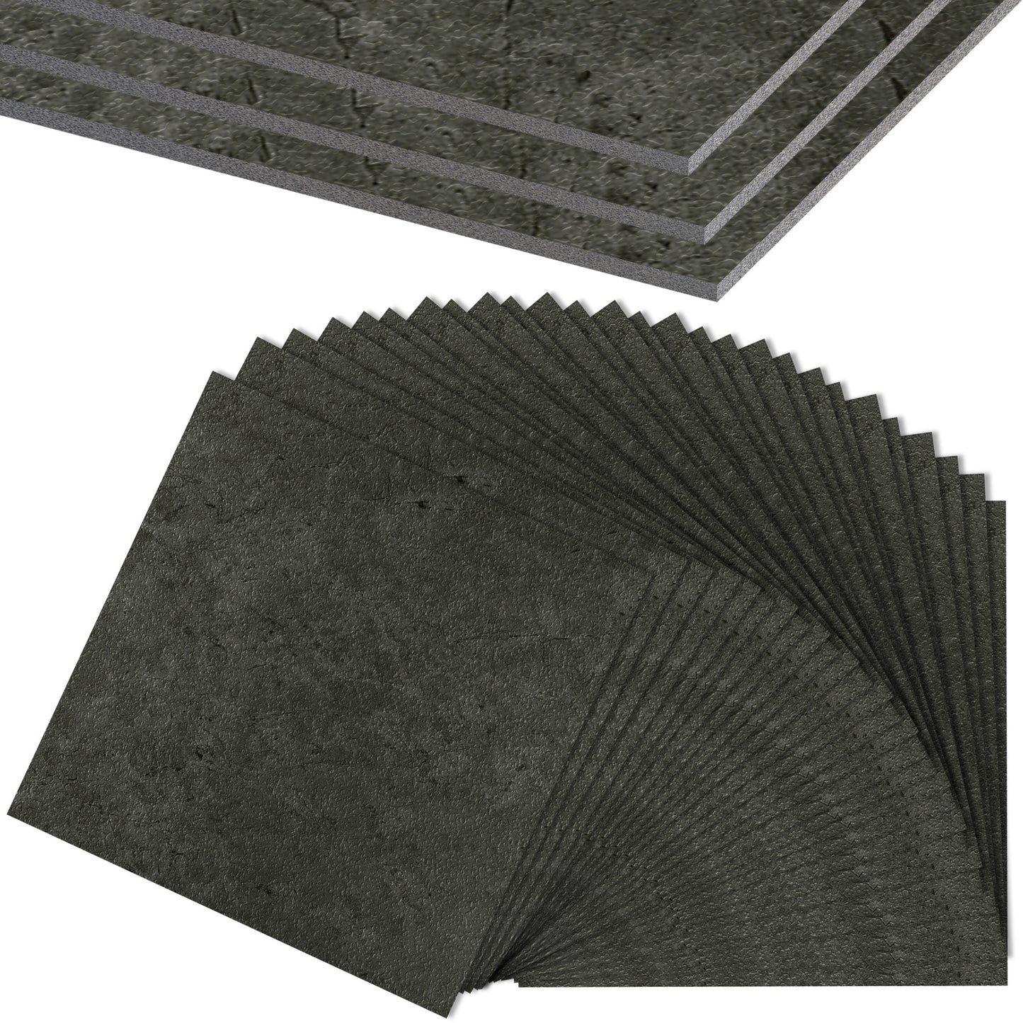27/54 Stück, selbstklebende Vinylbodenfliesen, 30x30cm, zuschneidbar, für Wohnzimmer/Schlafzimmer/Küchenrenovierung, optionales Laminat-Bodenoptik, PVC-Bodenfliesen