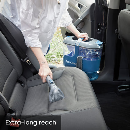 Easyclean Quick Teppichentferner für Teppiche, Treppen und Polstermöbel. Mit 2 Werkzeugen, einem starken 800W Motor, verlängerter Reichweite und einem geräumigen 2,5L Tank.