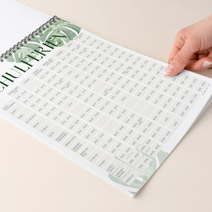 Planer für Zwei (Wandkalender 2026 mit 2 Spalten im A4 Format) - Partnerkalender für Paar - Paarkalender mit zwei Spalten - Kalender zum Aufhängen für zwei Personen (ganzes Jahr)