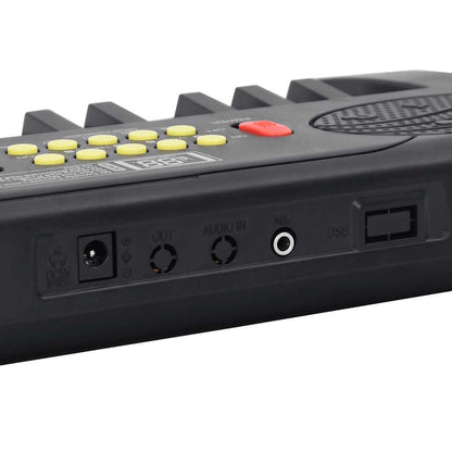 vidaXL 37 Tasten Klavier Elektrisches Keyboard mit Mikrofon für Kinder, Klaviertastatur, Klaviertastatur für Anfänger, Musikinstrumententastatur