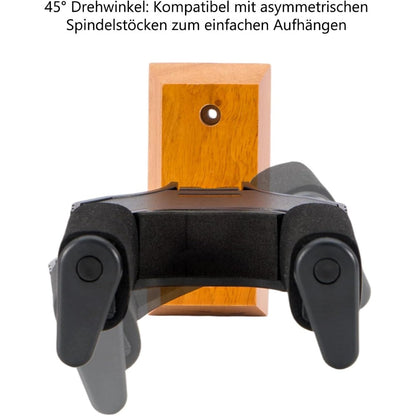 Gitarrenhalter Wandhalterung für Akustikgitarre, E-Gitarre, Bass & Ukulele, Stabiler Wandhalter für Klassische Gitarre und Instrumente