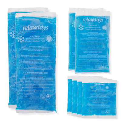 8x Kühlpads in Blau