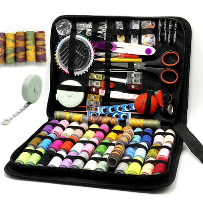 269-teiliges Nähset Geschenkset für Oma, Mama, Freunde, erwachsene Anfänger, Reisende – Tragbare Nähzubehör & Ergänzungen mit Tasche – Inklusive Faden, Nadeln, Schere, Maßband, Nähnadeln & Mehr
