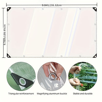 Transparenter, staubdichter  wasserdichter Stoff im europäischen Stil, ausgewähltes PVC-Material, geruchlos  sicher für den Heimgebrauch, hervorragende staubdichte Leistung zum Schutz von Terrassenmöbeln,  hat auch eine gute wasserdichte Funktion, um der