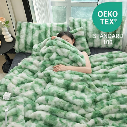 Übergroße Decke, OEKO-TEX, doppellagig verstärkt mit modernster Webtechnologie, maschinenwaschbar, ultraweiche kuschelige Plüschdecke für Sofa, Camping & Weihnachtsgeschenk