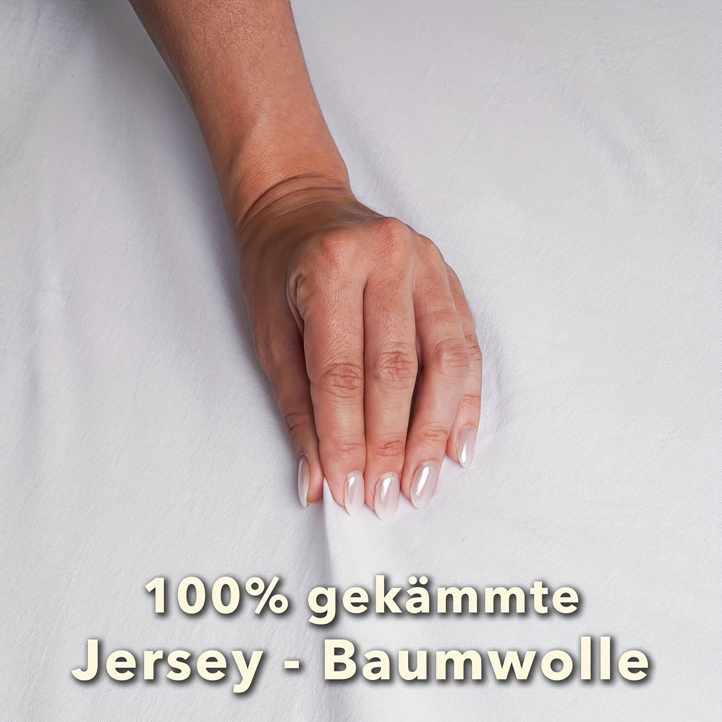 2er-Pack 100% Baumwolle Jersey Spannbetttuch 130g/m², Vollbaumwoll-Spannbettlaken, 30cm Rock, Hypoallergen, Atmungsaktives Bettlaken, Geeignet für Schlafzimmer, Wohnheim und Gästezimmer, Maschinenwaschbar, Bettwäsche mit elastischen Ecken