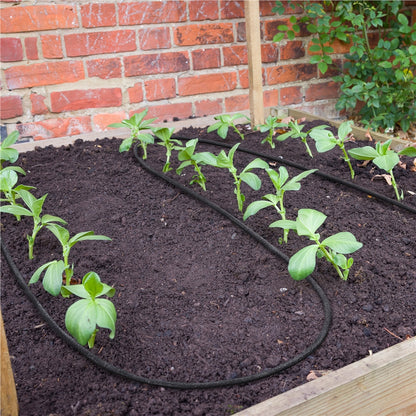 Costoffs Perlschlauch Gartenbewässerung Tropfschlauch Bewässerungsschlauch Sprühschlauch mit Zubehör Set für Rasen Garten Terrasse Beet Gewächshaus