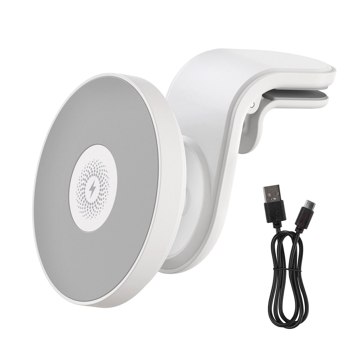 Handyhalterung für Auto mit magnetischem kabellosem Ladegerät, 15W Schnelllade-Autohalterung, für iPhone 17/16/16Pro/16Plus/16Promax/15/14/13/12 Serie, einstellbarer Betrachtungswinkel, einfache Installation, sicher und zuverlässig