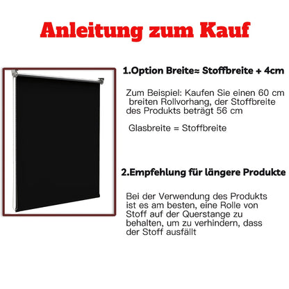 1 Helle Sonnenschutzvorhang, Bohrfrei, Schafft eine angenehme Schlafumgebung, Schützt die Raumprivatsphäre, Clip-On-Befestigung, Blockiert effektiv Sonnenlicht, Inklusive Kindersicherung, Geeignet für verschiedene Räume wie Schlafzimmer, Option Breite = S