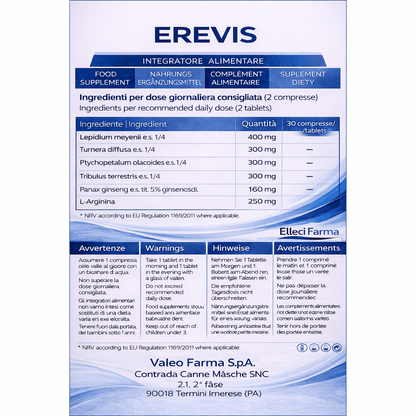 They Farma Erevis - Nahrungsergänzungsmittel mit Pflanzenextrakten von Maca, Ginseng, Damiana und Tribulus