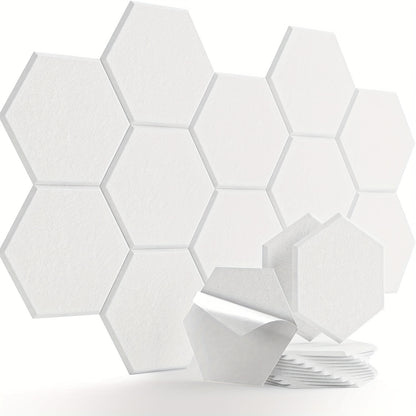 Hexagon Akustikpaneele Selbstklebend, Sonic Acoustics 12 Stück