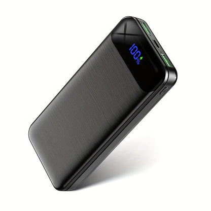 PD22.5W Schnellladung, 50000mAh große Kapazität tragbares Powerbank, Dual-USB-Ausgangsanschlüsse/LED-Stromanzeige, Ersatzakku, tragbares Notstromgerät für Outdoor-Reisen, Geschenk für Freunde  Verwandte