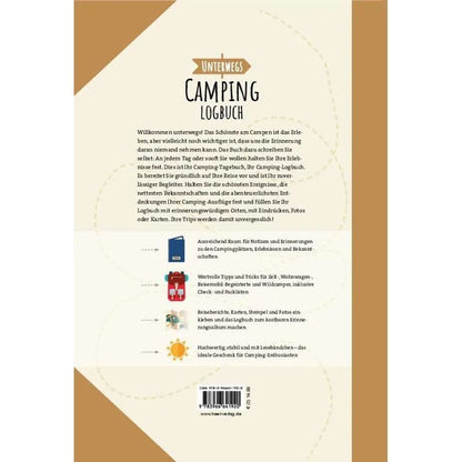 Unterwegs: Camping Logbuch - Buch - Stephanie Fischer - 128 S. - Deutsch - 2021 - Heel Verlag GmbH - EAN 9783966641920