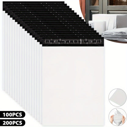 100 Stück/200 Stück Selbstklebende Kurierbeutel, Versandtaschen mit Selbstverschluss, Poly-Verpackungstasche, verschleißfest, ölbeständig, auslaufsicher, Ramadan-Zubehör, Osterdekorationen