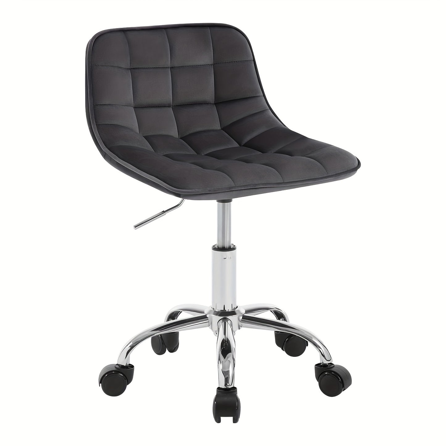 1 Stk. Rollende Bürostühle, Schminkstühle, Drehsessel aus Samt, Verstellbare Schönheitsstühle, Tresenhocker und Bürohocker