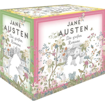 Jane Austen, Die großen Romane - Taschenbuch - Verstand und Gefühl Stolz und Vorurteil Mansfield Park Emma Northanger Abbey Überredung (6 Bände im Schuber) - Jane Austen - 2608 S. - Deutsch - 2026 - Anaconda Verlag - EAN 9783730616482