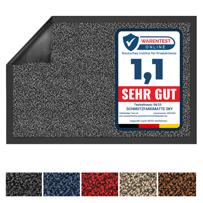 Schmutzfangmatte – Testsieger Preis-Leistung (Note 1,1) – Fußmatte für Innen & Außen – Robuster Türvorleger in vielen Größen und Varianten