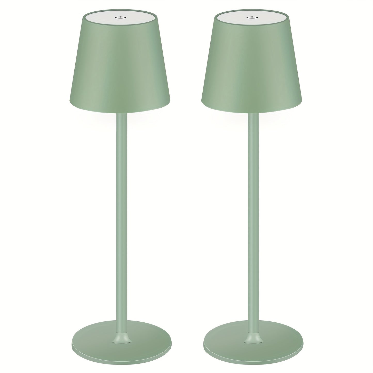 2/4er-Packung Kabellose Tischlampen, Wiederaufladbare Lampen, Touch-Steuerung, 3 Farbtemperaturen, Stufenlos Dimmbar, IPX7 LED Tragbare Kabellose Lampe, 4000mAh Batteriebetriebene Lampe