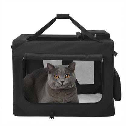 Weiche Haustiertragetasche, faltbare und tragbare Katzen-/Hundebox mit Oxford-Gewebenetz, perfekt für Reisen im Freien, atmungsaktive und bequeme weiche Ausflugstasche für Katzen/Welpen, mehrere Größen und Farben erhältlich