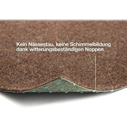 Rasenteppich Farbwunder - rutschfeste Balkonteppich - Kunstrasen Teppich für Terrasse, Balkon und Freizeit - Erhältlich in 6 Farben