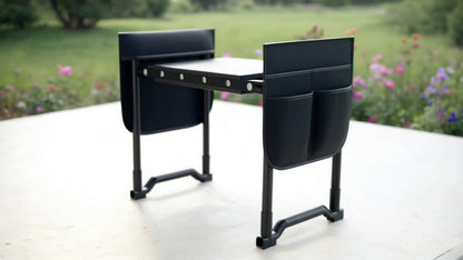 Arbeits-Hocker Gartenhocker Klappbarer Arbeits-Hocker Gartenhocker Kniesitz Klappbarer 57x44x30cm Max. Belastung 150kg Anthrazit Grün Höhenverstellbar