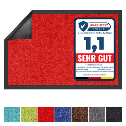 Schmutzfangmatte – Testsieger Preis-Leistung (Note 1,1) – Fußmatte für Innen & Außen – Robuster Türvorleger in vielen Größen und Varianten