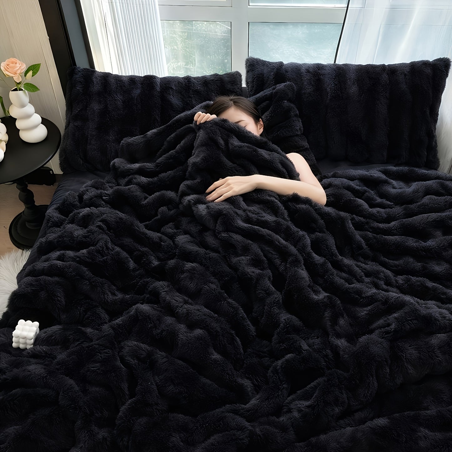 Übergroße Decke, OEKO-TEX, doppellagig verstärkt mit modernster Webtechnologie, maschinenwaschbar, ultraweiche kuschelige Plüschdecke für Sofa, Camping & Weihnachtsgeschenk