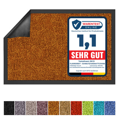 Schmutzfangmatte – Testsieger Preis-Leistung (Note 1,1) – Fußmatte für Innen & Außen – Robuster Türvorleger in vielen Größen und Varianten