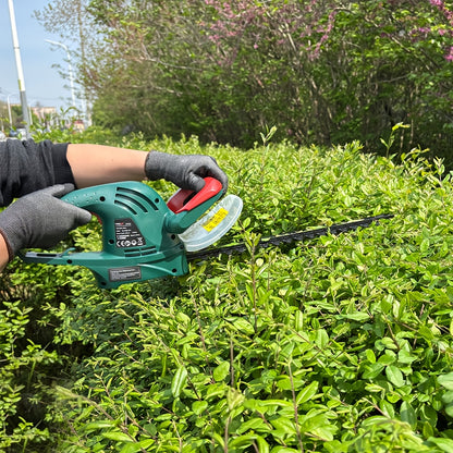 POSNPRO 500W Heckenschere mit 450 mm Schwert, 16 mm Zahnabstand, elektrische Gartenschere für hohe Hecken, Zäune  Gartenpflege, einfach zu bedienen für Frauen