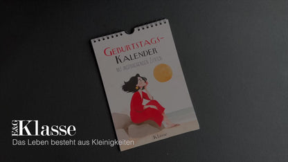 Geburtstagskalender mit Zitaten undatiert Geburtstagsplaner Wandkalender A5 immerwährend Jahresunabhängig Kalender Geburtstagsübersicht zum Aufhängen in zartem Aquarell Buch Sprüche Affirmationen