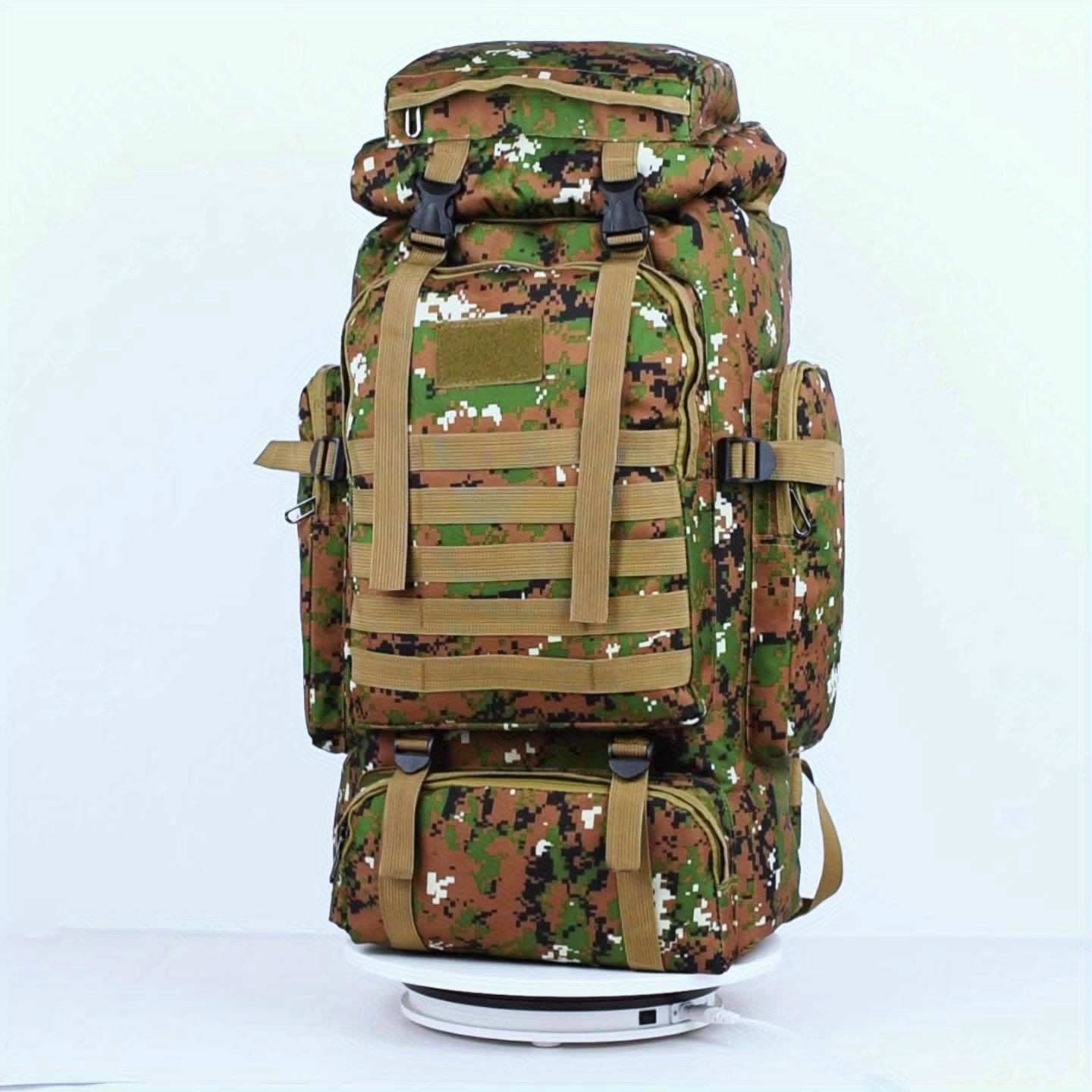 Taktischer Rucksack 2er-Set – Langlebiger Oxford-Stoff Wanderrucksack für Klettern, Camping, Reisen & Outdoor-Abenteuer – Schwerlast-Reise-Rucksack mit Mehreren Fächern, Großem Fassungsvermögen & Mehrfachtaschen-Design – Ideal für Outdoor-Aktivitäten & Re