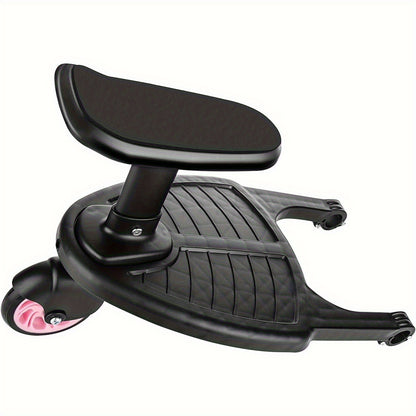 Brettfußleiste mit Universal-Brettfußleiste für Rollbretter bis zu 25 kg, Rosa