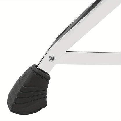 Gepolsterte Sitzfläche, Verstellbarer Trommelhocker, Superdicker Gepolsterter Trommelhocker, Faltbar, Drehbar, Mit Rutschfester Kunststoffabdeckung, Schwarz