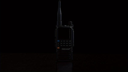 TIDRADIO H3 PLUS Amateurfunk-Handfunkgerät, Langstrecken-Sprechfunkgerät mit AM/FM, Kompatibilität mit kabellosen Kopfhörern, drahtlose Programmierung, wiederaufladbarer Akku, USB-C-Ladung, klare Gesprächsqualität, geeignet für Outdoor-Camping  Jagd