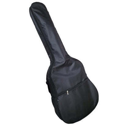4/4 Gitarrentasche Schwarz Gepolstert 10mm Rucksack Tragegriff bis 105cm