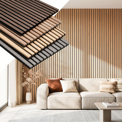 2/4 Stück 120×60 cm Filz-Holz-Akustikpaneele, effektiv für Schalldämmung  Lärmreduzierung, um einen ruhigen  komfortablen Raum zu schaffen. Premium-Qualität, einfache Installation, ideal für Wohnzimmer, Besprechungsräume  Büros