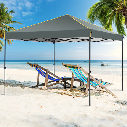3x3m Klappbarer Markisenzelt, Vier Stabile Wände, Schnell Aufzubauen, Ideal für Outdoor-Hochzeiten, Camping, Gewerbliche Veranstaltungen, Gartenpartys