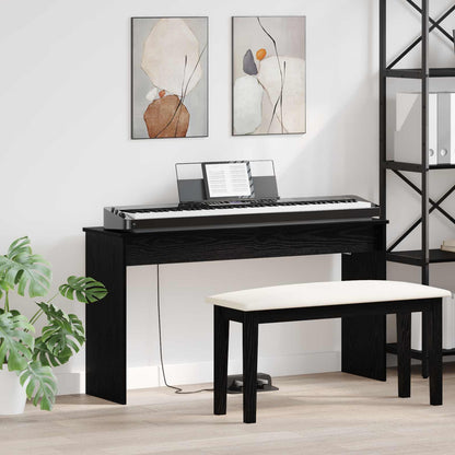 vidaXL Klavierständer Holzständer Musikständer Musikalisches Zubehör Instrumentenhalter Keyboard Möbel Studio Ständer Übungsständer Indoor Musiker Ständer Synthesizer Ständer