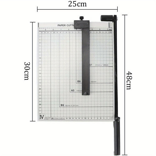 A4 Papierschneider, Messfläche 24 x 28 cm für Büro – Detailansicht 2