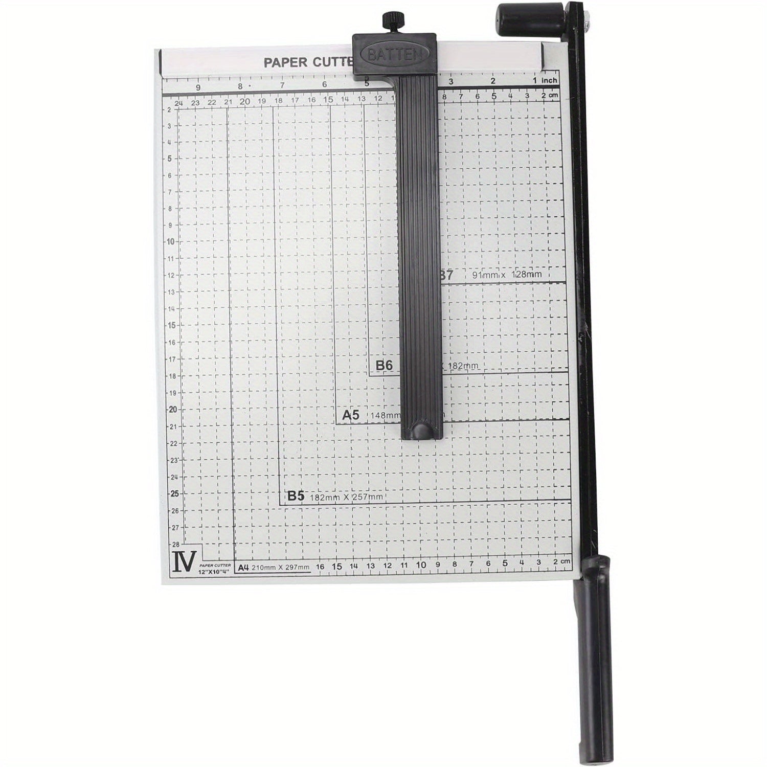 A4 Papierschneider, Messfläche 24 x 28 cm für Homeoffice und Büro – Detailansicht 9
