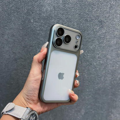 Handyhülle - Handyhülle: Luxuriöse, ultradünne, stoßfeste, matte, transparente Handyhülle mit Objektivschutzfolie, geeignet für iPhone 17 Air 16 15 14 13 Pro Max, Objektivschutz-Rückseite, Unisex